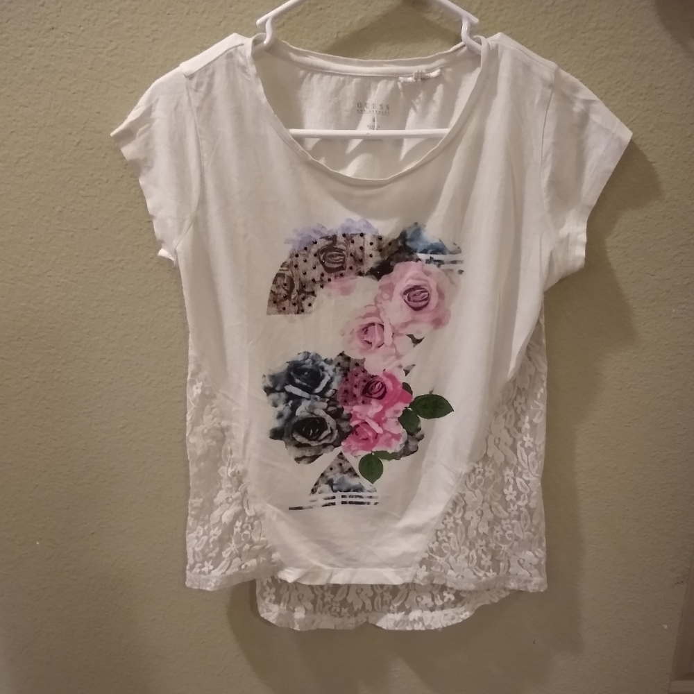 Guess Rose Motif Shirt